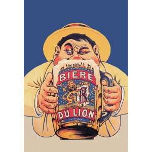  Biere du Lion 12x18 Giclee on canvas