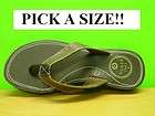 leather thong sandals dark chocolate brown size 7 $ 9 99  2d 11h 