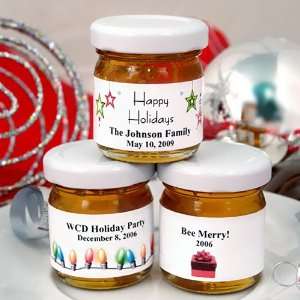  Personalized Holiday Honey Jars