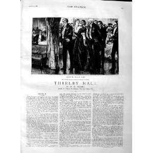    1883 ILLUSTRATION STORY THIRLBY HALL DANCE ROMANCE
