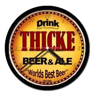  THICKE beer and ale cerveza wall clock 