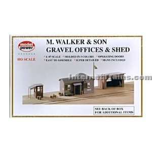    Model Power HO Scale Offices & Shed Building Kit Toys & Games