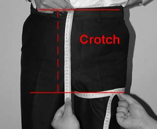   crotch point. (The point where they cross is the exact measurement