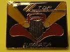 ZZ Top Tour Hat Pin Badge Eliminator Vtg NOS Enamel Metal 1932 32 Ford 