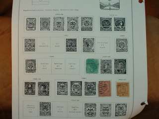 CHINA & COLOMBIA 1890 1892 1925 STAMPS Mixed Page from Old Collection 