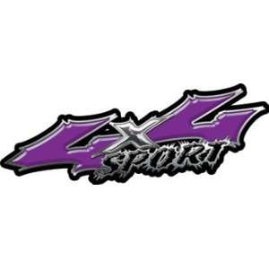  Wicked Series 4x4 Sport Purple Decals   2 h x 6 w 