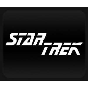 Star Trek White Sticker Decal