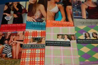 THE CLIQUE teen girl books GOSSIP GIRL (YA11) 9780316701297  