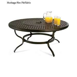   Pit/Table with Grill, Poker, and Screen Dome Patio, Lawn & Garden