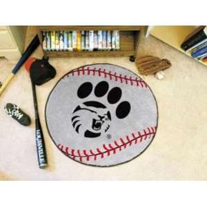  Cal State Chico Wildcats Baseball Shaped Area Rug Welcome 