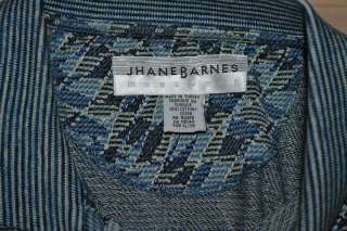 JHANE BARNES SHORT SLEEVE BLUE GREEN WHITE COTTON CASUAL POLO SHIRT 
