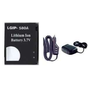  LG Vu Battery , Car and Home Charger For CU920 CU915 