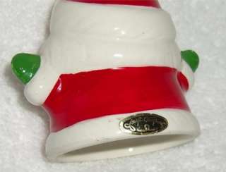 Vintage Josef Originals Christmas Santa Claus Bell Figurine 1950s 
