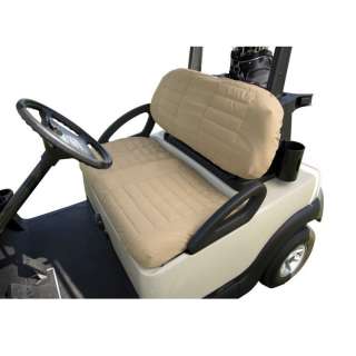Golf Car Cart Bench Padded Seat Covers   Sand Color 052963726121 