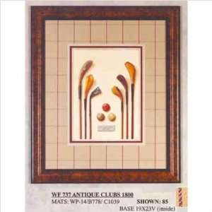  Phoenix Galleries WF737 Antique Clubs 1800