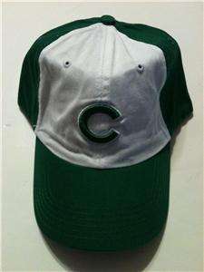 NEW Chicago Cubs GREEN Baseball Adjustable Cap Hat  