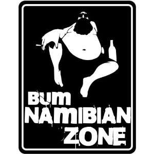  New  Bum Namibian Zone  Namibia Parking Sign Country 