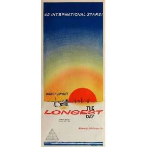  The Longest Day Poster Movie Australian 13 x 30 Inches 