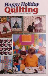 HAPPY HOLIDAY QUILTING QUILT PATTERN BOOK * NEW  