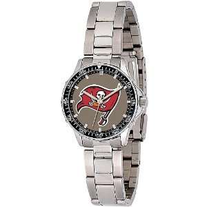   Time Womens Tampa Bay Buccaneers Bucs Ladies Watch with Metal band