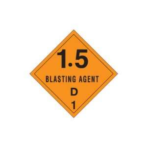  SHPDL5030   1.5   Blasting Agent   D 1 Labels, 4 x 4 