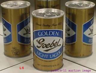 fight litter hand on side of can brand goebel light lager brewery 