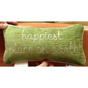  Disney Park Happiest Place on Earth Decorative Toss Pillow 