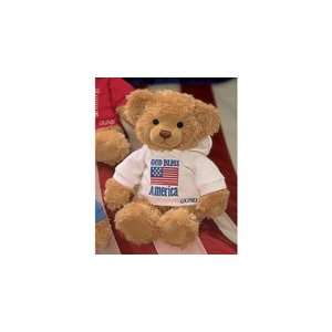  Personalized God Bless America Teddy Bears   12 inches 
