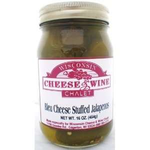 Wisconsin Chalet Bleu Cheese Stuffed Jalapenos  Grocery 