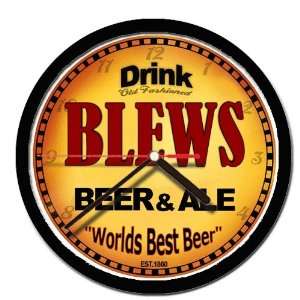  BLEWS beer and ale cerveza wall clock 