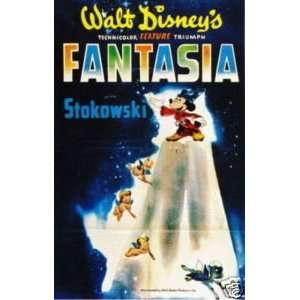 Fantasia Movie Poster Postcard