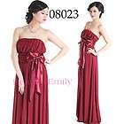   Red Long Evening Dress Party Gown Prom Fashion Dress 08023 SZ L