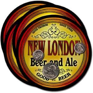  New London, CT Beer & Ale Coasters   4pk 