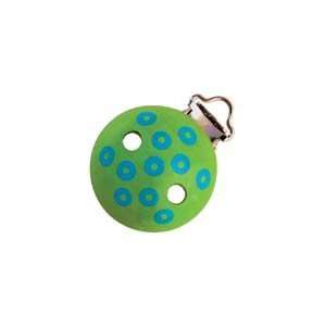   Haba Baby Toy Clip Green with Circles with Nickel free Clip Toys