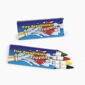  Fire Prevention Crayon Box (2 dozen)   Bulk [Toy 