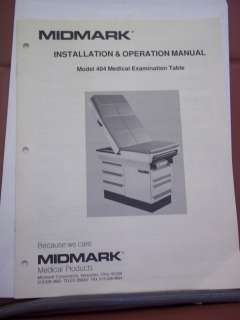 LOT OF 2 MIDMARK 404 EXAM TABLES GREAT CONDITION  