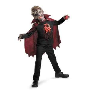   Disguise Inc Blood Vamp Child Costume / Black/Red   Size Large (10 12