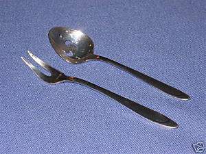 Meriden Silverplate FIRST LADY Nut Spoon & Pickle Fork  