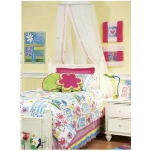  California Kids Fiori Crib Bunky Fitted Comforter