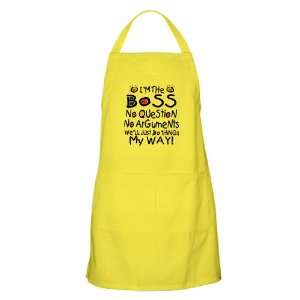  Apron Lemon Im The Boss Well Just Do Things My Way 