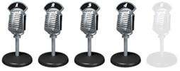 We use a one to five microphone rating to indicate the condition of 