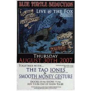  Blue Turtle Seduction 2007 Boulder Concert Poster