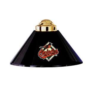  Baltimore Orioles Billiard Lamp   Three Shade Metal Swags 