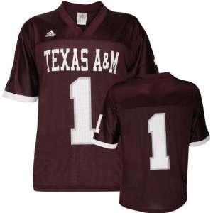  Texas A&M Aggies  No. 1  Replica Football Jersey Sports 