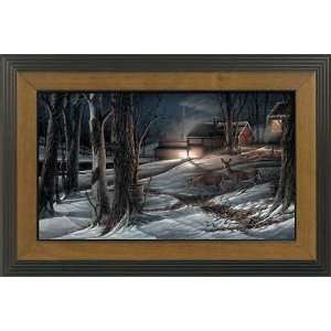  Terry Redlin   Night Mapling Collage Collection Canvas 