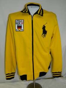 Ralph Lauren Polo Germany Big Pony Fleece Sweatshirt Track Jacket 
