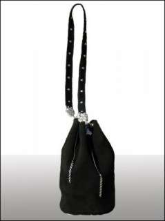 SALE Sergio Gutierrez Liquid Metal Handbag Black or Orange Suede 