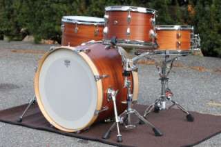 Keller Vintage Mahogany Custom Drum Set Kit Shell Pack Poplar Maple w 
