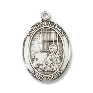   St Benjamin Pendant Patron Saint Catholic Christian Necklace Jewelry