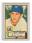 1952 TOPPS #175 BILLY MARTIN ROOKIE RC NEW YORK YANKEES